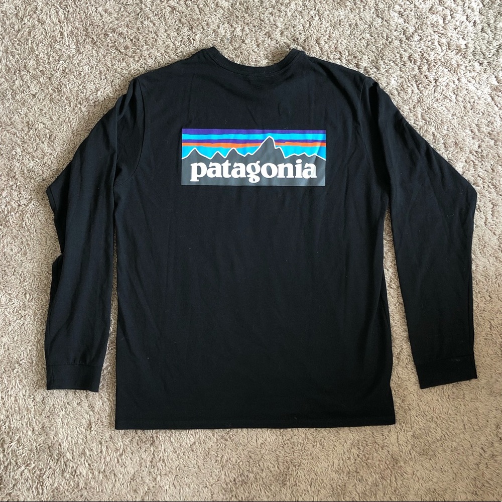 Patagonia Long-Sleeved P-6 Logo Responsibili-Tee
